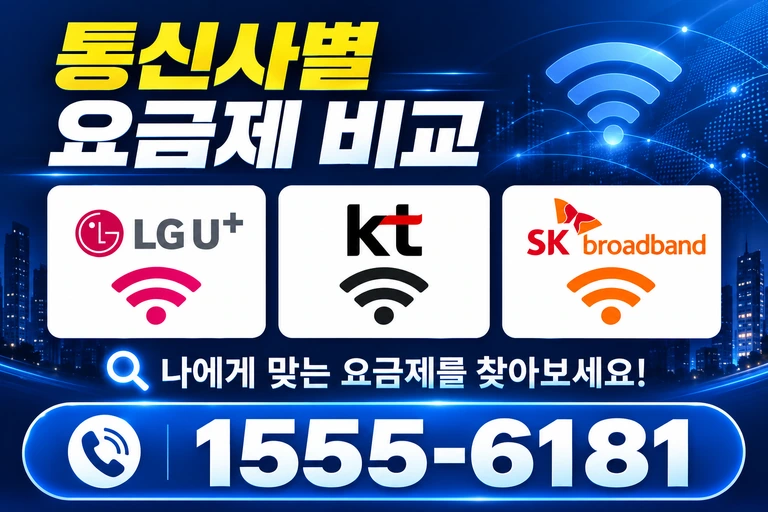 영월군 무릉도원면 통신사별 요금제 비교